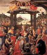 GHIRLANDAIO, Domenico Adoration of the Magi oil painting reproduction